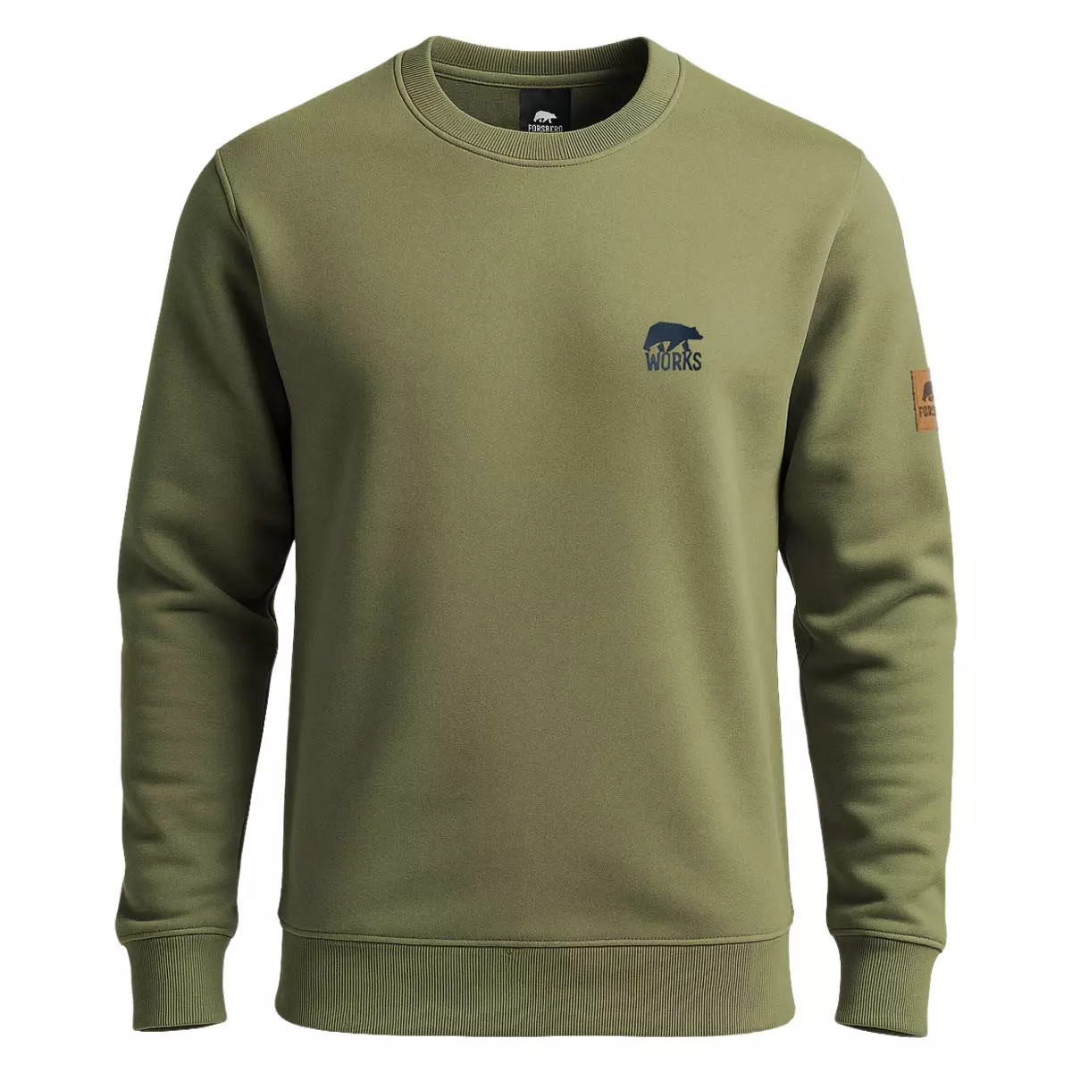 FORSBERG Crewneck Sweatshirt mit elastischen Einsätzen - 3
