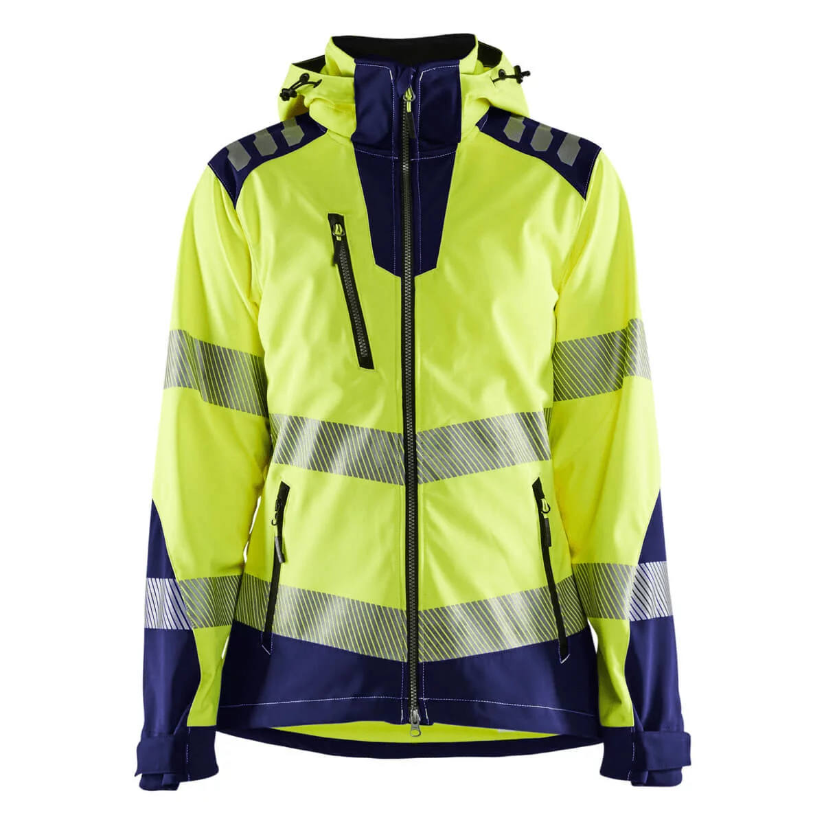 Blakläder Damen High Vis Softshell Jacke - 1