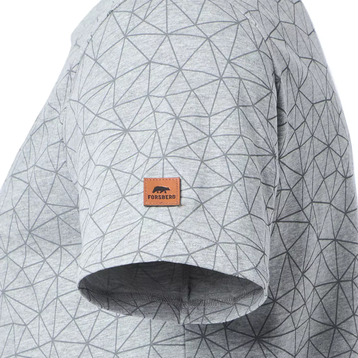 FORSBERG T-Shirt mit Polygonmuster - 2