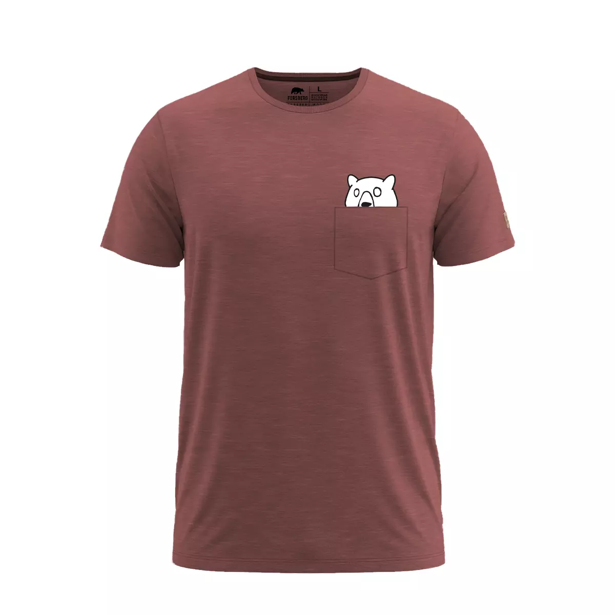 FORSBERG Fingarson T-Shirt mit Brusttasche - 2