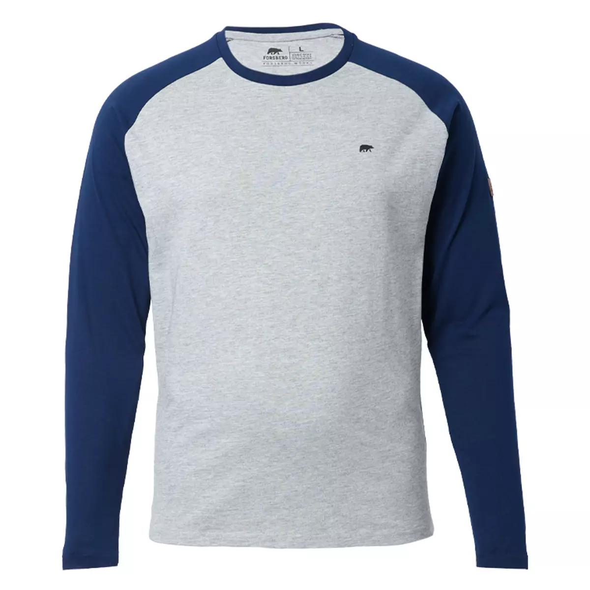 FORSBERG Longsleeve mit kleinem Gummi-Patch - 4