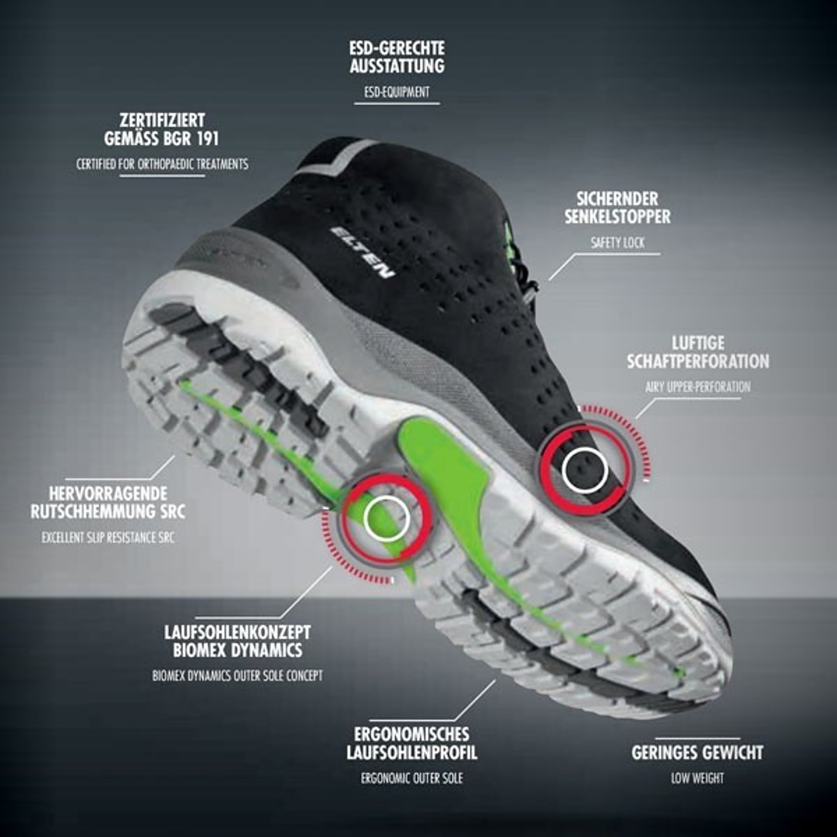 Elten Sicherheitssandale Impulse S1P - 4