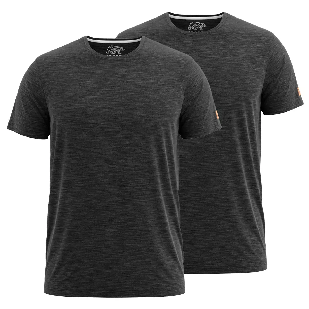 FORSBERG einfarbiges T-Shirt im Doppelpack - 1