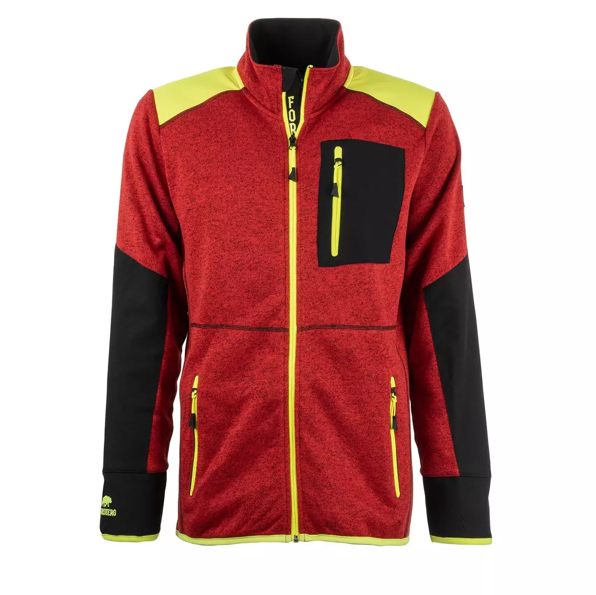 FORSBERG Forst Strickjacke mit Verstärkungen - 1