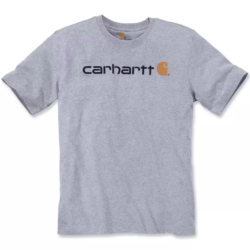 Carhartt Core Logo T-Shirt dicke Qualität - 8